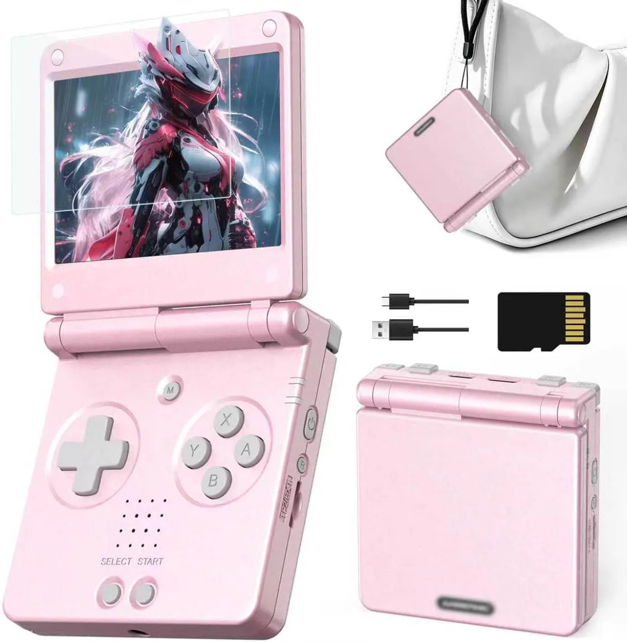 ANBERNIC RG SP, Pearl Pink