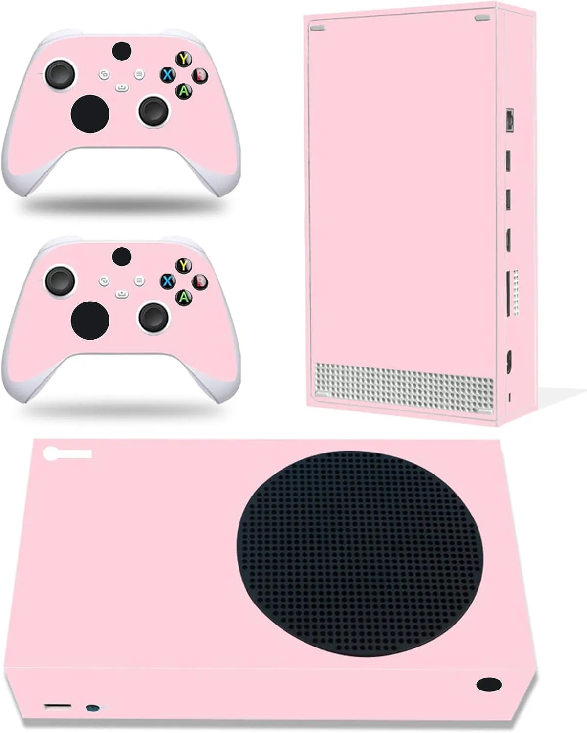 Skin Sticker for Xbox Series S, Full Vinyl Set, Pink