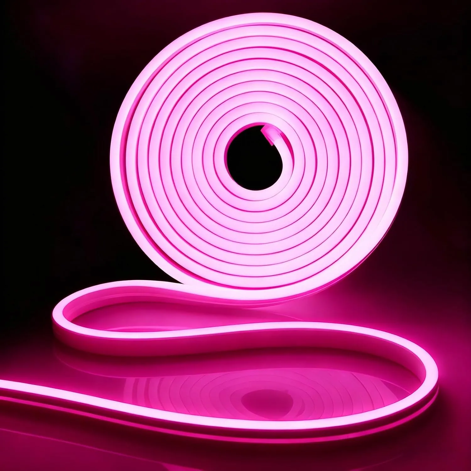 iNextStation 16.4ft Pink LED Strip Lights, Silicone Neon